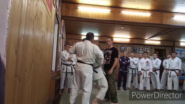 Zorin Igor 4 dan Kyokushin Budokai Karate / PROTECTION METHODS AGAINST AN OPPONENT / Budo Akademy