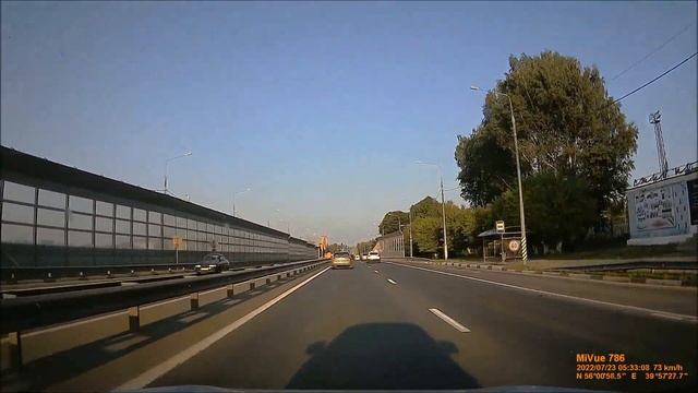 М-7. Вход на Южный обход Владимира - Киржач. смотреть онлайн