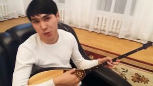 Русская песня на домбре