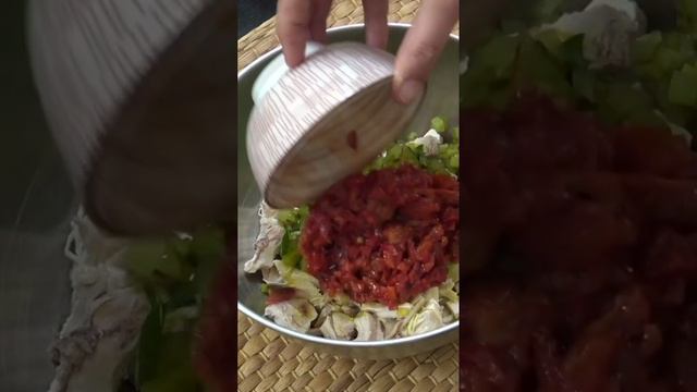 Салат из винограда и куриной грудки