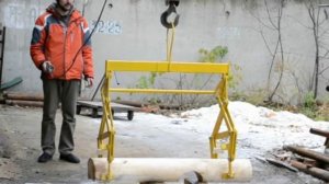 Грейферный захват для бревен | Захват для бревен ПИЛТЕХ для погрузки оцилиндрованного бревна