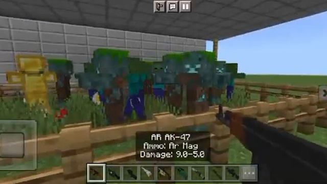 Мод Tech Guns Майнкрафт пе смотреть онлайн