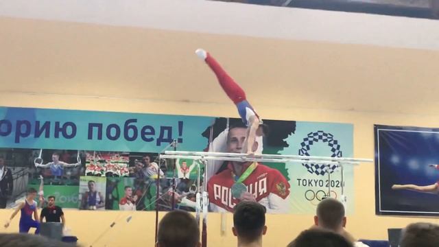 Кисель Евгений - брусья - Первенство России 2021 смотреть онлайн