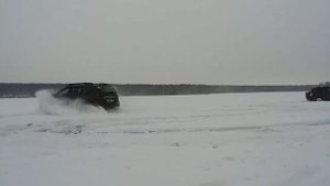 Рено Дастер и  Сузуки гранд витара по снегу