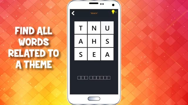Search Theme Word - Free Word Game & Brain Puzzle смотреть онлайн