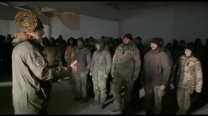 воспитательная беседа с украинскими пленными