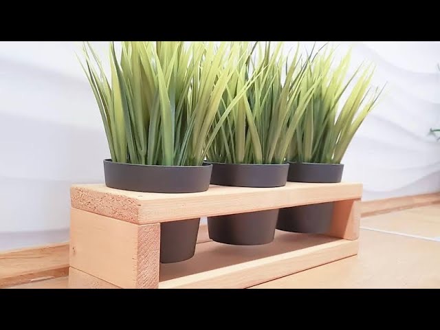 DIY _ подставка под цветы _ своими руками _ из дерева