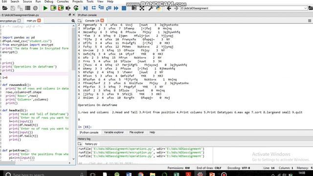 Implementation Of Encryption using hashing In Python
