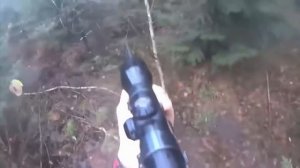 Бешеный кабан! Кабан напал на человека!