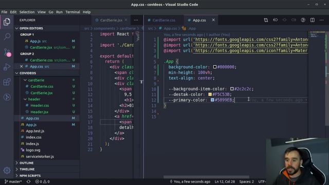 App de séries com react #2 - Componente CardSerie смотреть онлайн