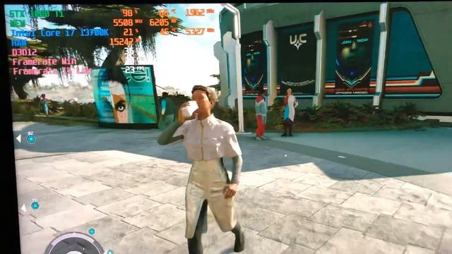 Starfield display settings on GTX 1080 Ti @1440 p смотреть онлайн