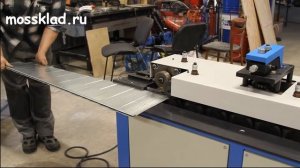 Фальцепрокатный станок LC-20DR в работе