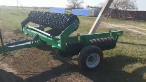 Каток ККЗ-6 перевод в рабочее положение