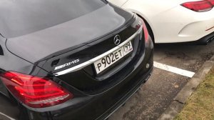 Звук выхлопа Mercedes-AMG C 63s