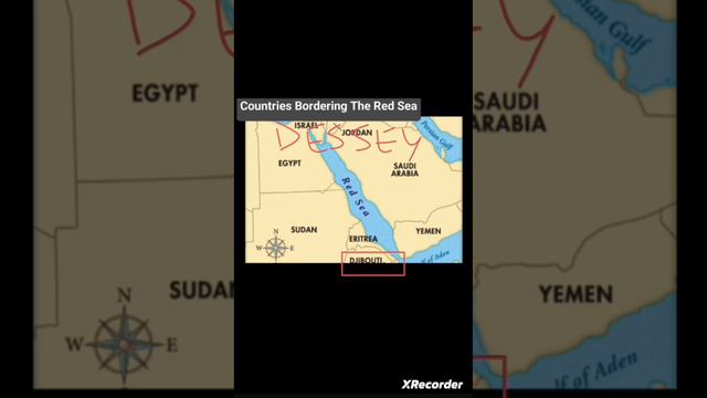 Red Sea Bordering Countries #geographytricks #redsea #maplearning