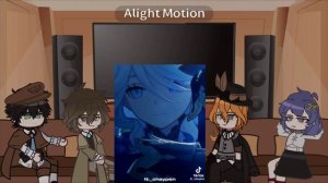 Bsd react to y/n as Furina // реакция бсд на т/и это Фурина