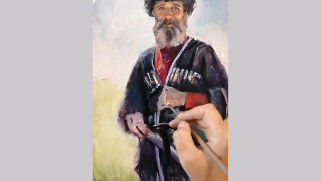 Этюд фигуры маслом в солнечный день. Поиск художественного образа. смотреть онлайн