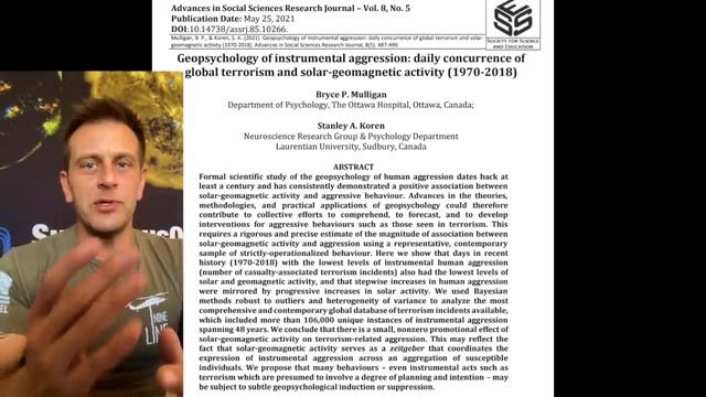 Solar Storm Tornados Terrorism and Magnetic Pole Shift