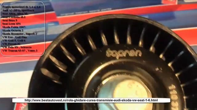 Rola ghidare curea transmisie Skoda Octavia 2 , 1 4 , 1 6 TSIFSI смотреть онлайн