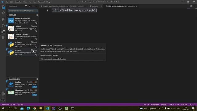 PYTHON - Setup in REPL, VS-Code and PyCharm #3