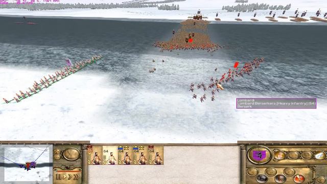 Rome Total War - 300 Berserkers vs. 10,000 Roman Legionaires смотреть онлайн