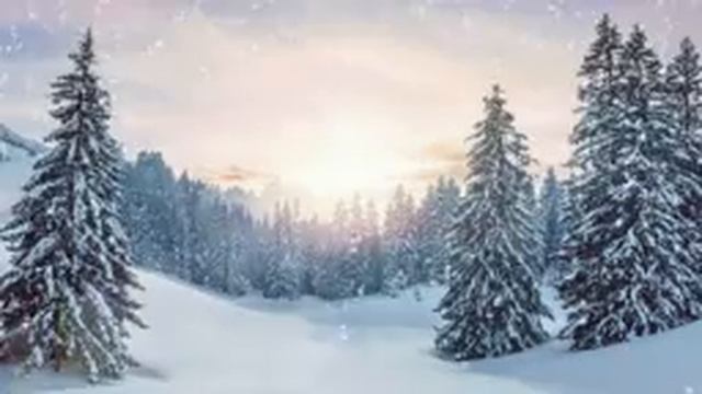 Снегопад в лесу. Мега расслабляющая Музыка. Звуки зимы. Релакс фортепьяно. piano смотреть онлайн