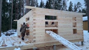 Дом из Бруса 6 на 9 под Усадку. Обзор Комплектации из Профилированного Бруса 190х145. СК Моя Усадьб