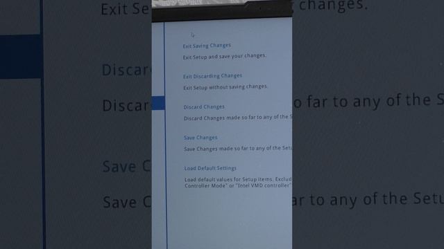 Как сохранить настройки BIOS на ноутбуке.Exit Save Changes