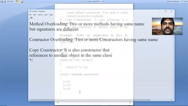 CSTS CS UG III Sem Copy Constructor in Java смотреть онлайн