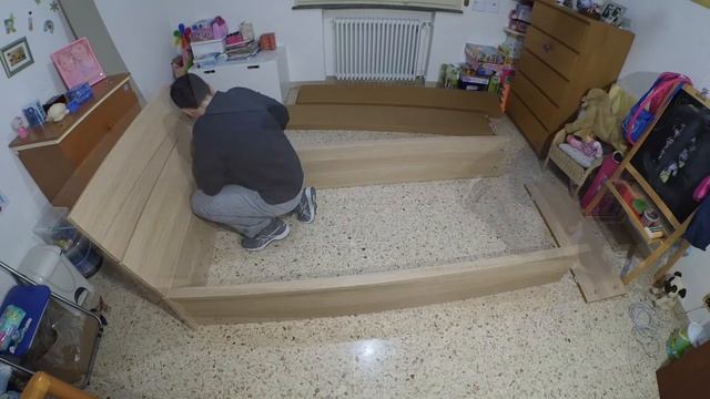 How to Assembly - HERDLA Bed Ikea смотреть онлайн