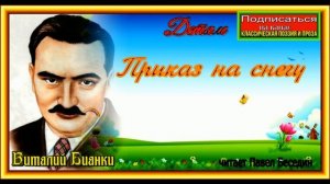 Приказ на снегу — Виталий Бианки — читает Павел Беседин