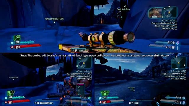 Borderlands 2 - Longplay (Part 1 of 2) 3 Player Split Screen Full Game Walkthrough (No Commentary) смотреть онлайн
