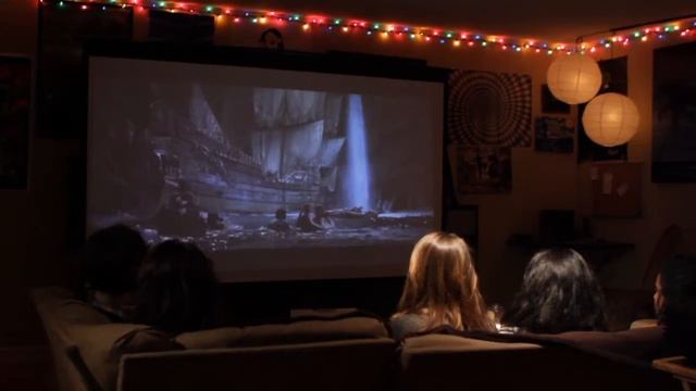 Elite Screens Reflexion Series Portable Projection Screen