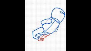 Drawing Iron Man from Lego Superheroes / Рисуем Железного человека из Лего Супергерои