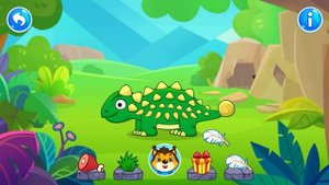 Анкилозавр. Динозавр. Динозавры для детей.Игры для детей