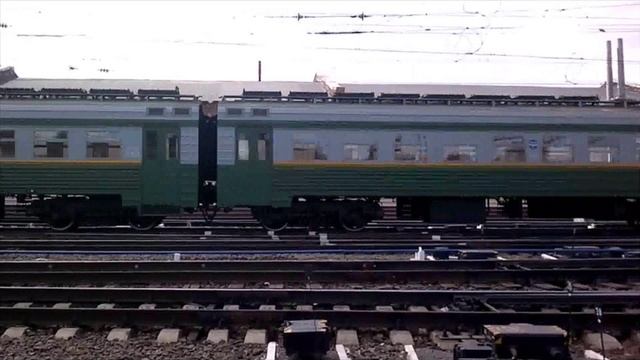 Электропоезд из Малой Вишеры прибывает на Московский вокзал