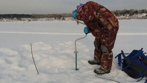 удачная рыбалка на подлёдные жерлицы