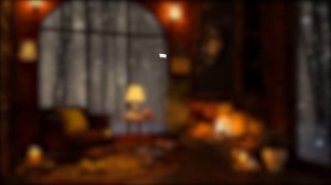 Cozy Winter Night Coffee Shop Ambience with Soft Piano Jazz and Fireplace Sound to Work, Study