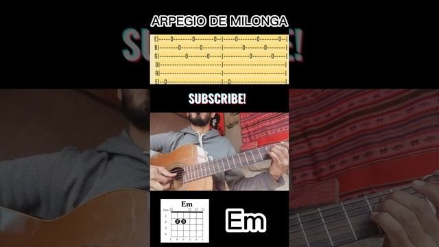 ARPEGIO de MILONGA en GUITARRA - Ejercicio SENCILLO #milonga #milongaguitarra #milongas смотреть онлайн