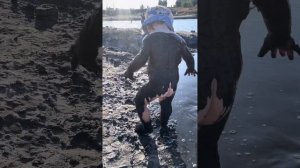 Мажемся грязями в озере Тузлучное (грязевое) Соль Илецк август 2023