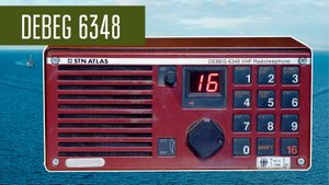 DEBEG 6348 Морская УКВ радиостанция.