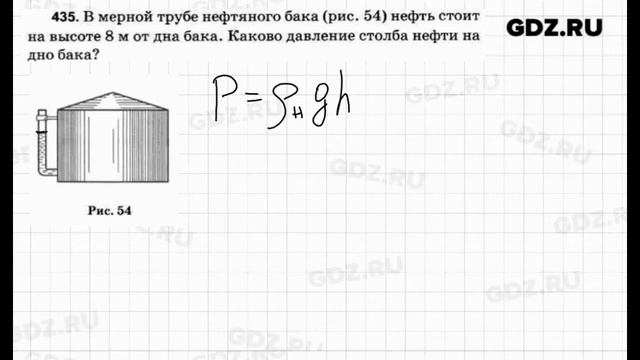 № 435 - Физика 7-9 класс Пёрышкин сборник задач смотреть онлайн