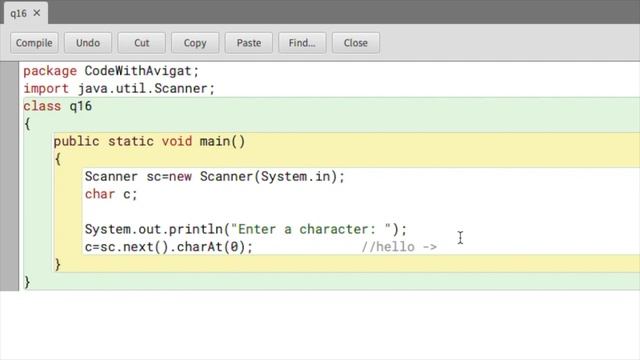 Program To Find The Type Of Any Character (A, a, 1, #) | Java Tutorial смотреть онлайн