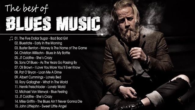 BLUES MUSIC | Величайшие блюзовые песни всех времен | Медленный блюз и блюз-рок-баллады/Блюз гитара
