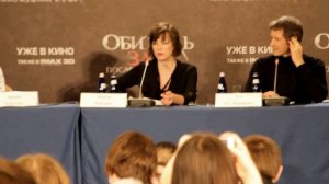 Мила Йовович на пресс-конференции "Обитель зла: Последняя глава" . О России.