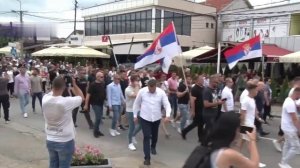 В Косово больше 10 тыс сербов вышли на протест против репрессий Приштины