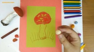 Как слепить Гриб ( поэтапный урок лепки № 5)