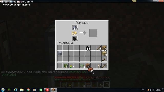 делаем печь и плавим глину делаем каменный уголь смотреть онлайн