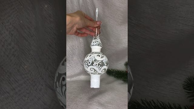 Арт. ВР10  Верхушка расписная прозрачная