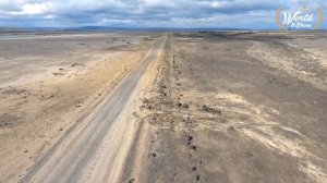 Hekla volcano from drone - Iceland